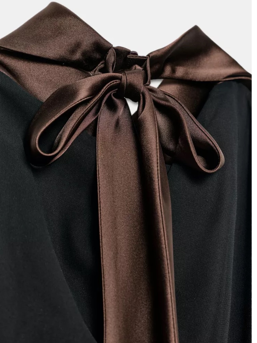 Zara Asymmetrical backless Satin Dress - Picture 3 of 6